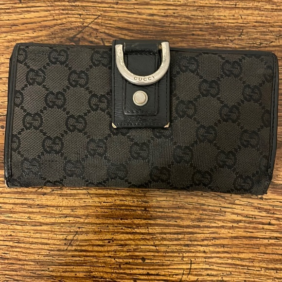 Gucci Handbags - Gucci GG Brown Wallet